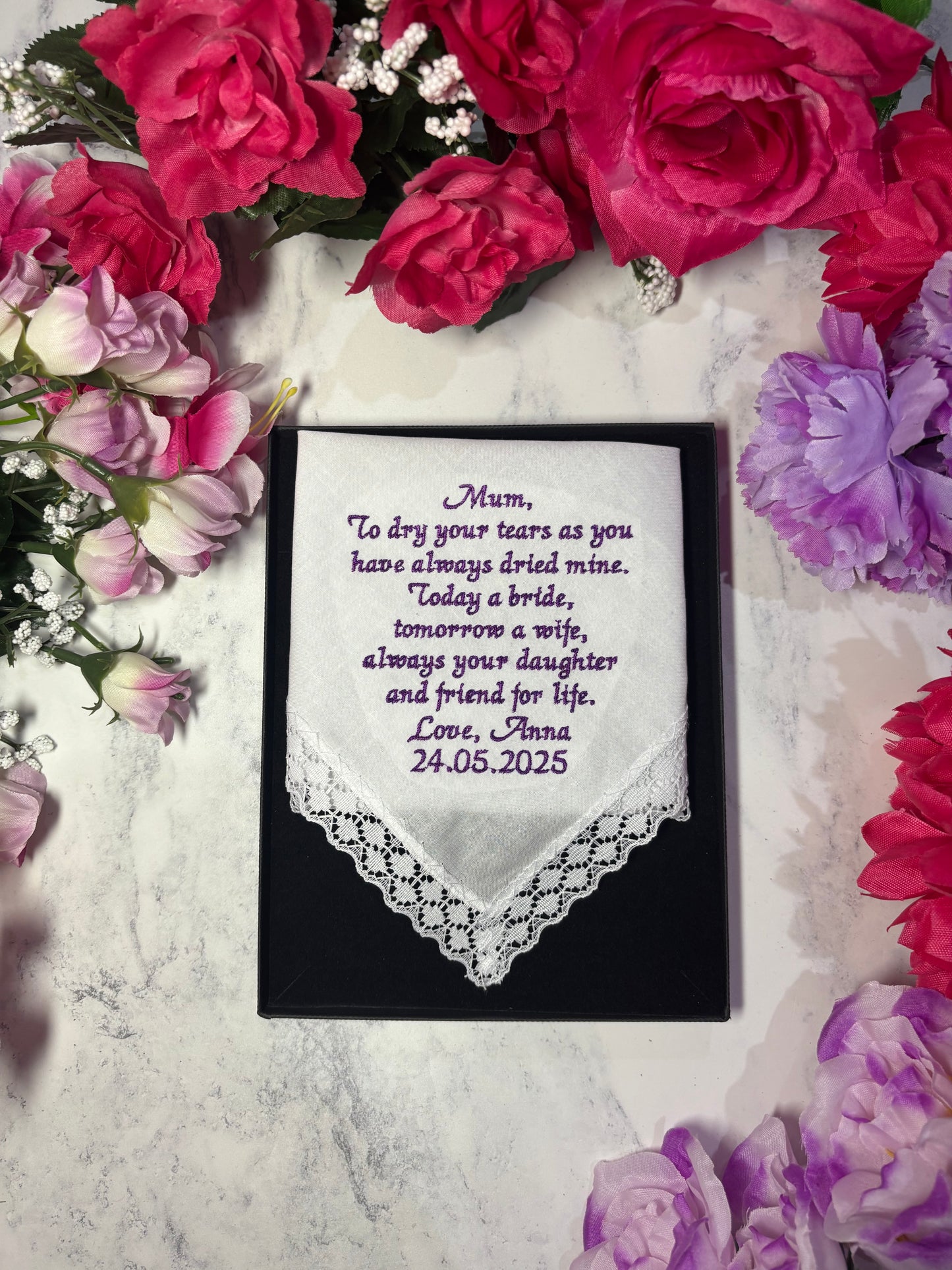 Father of the bride handkerchief