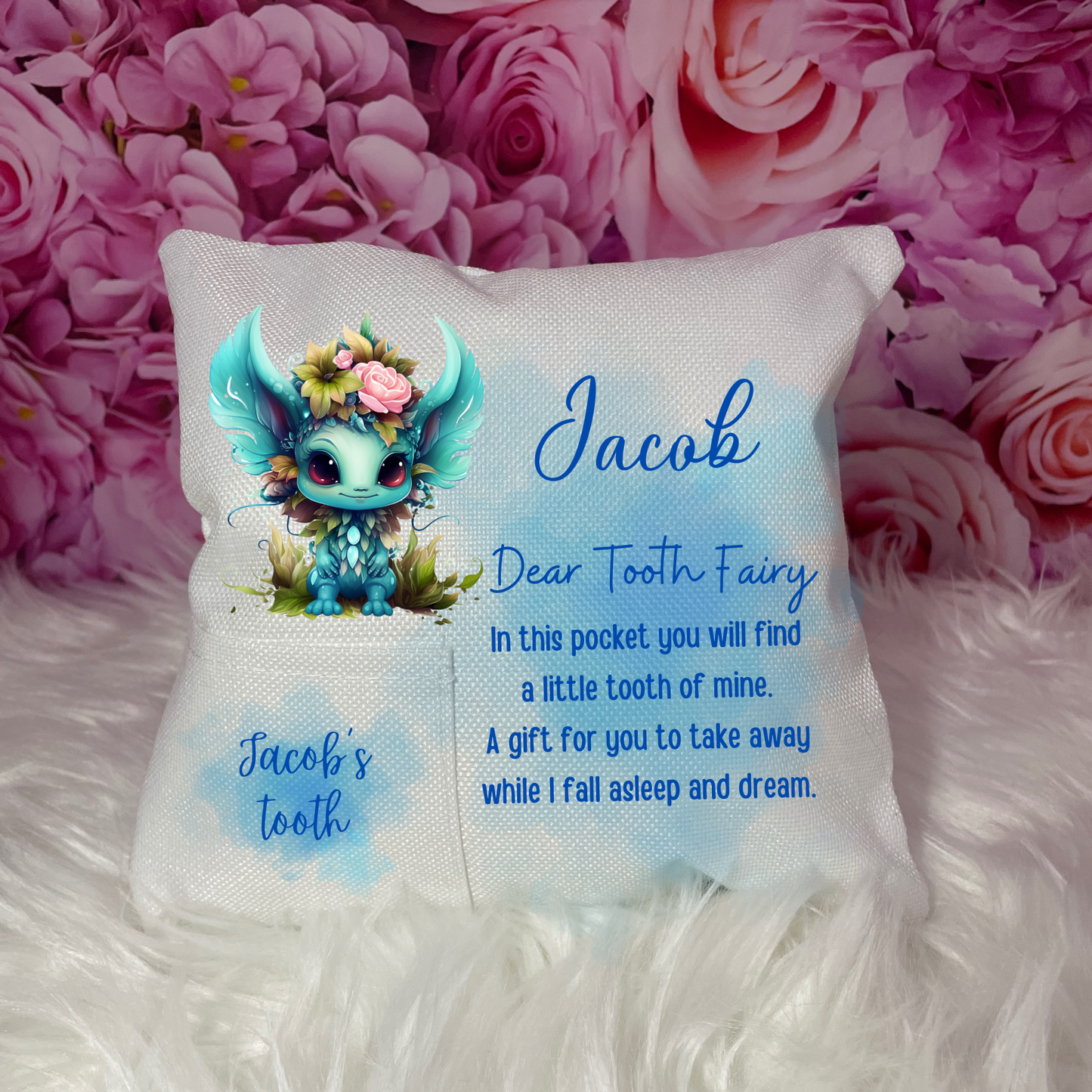 Tooth Fairy pillow boy