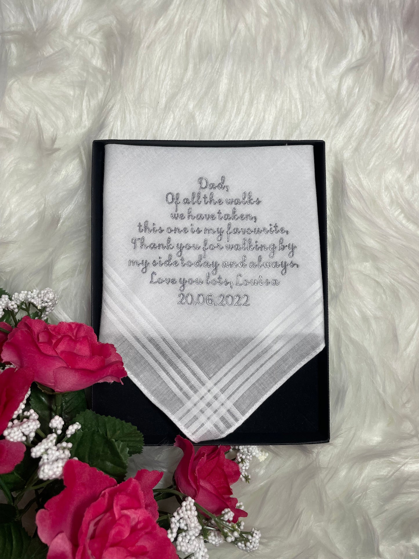Father of the bride handkerchief