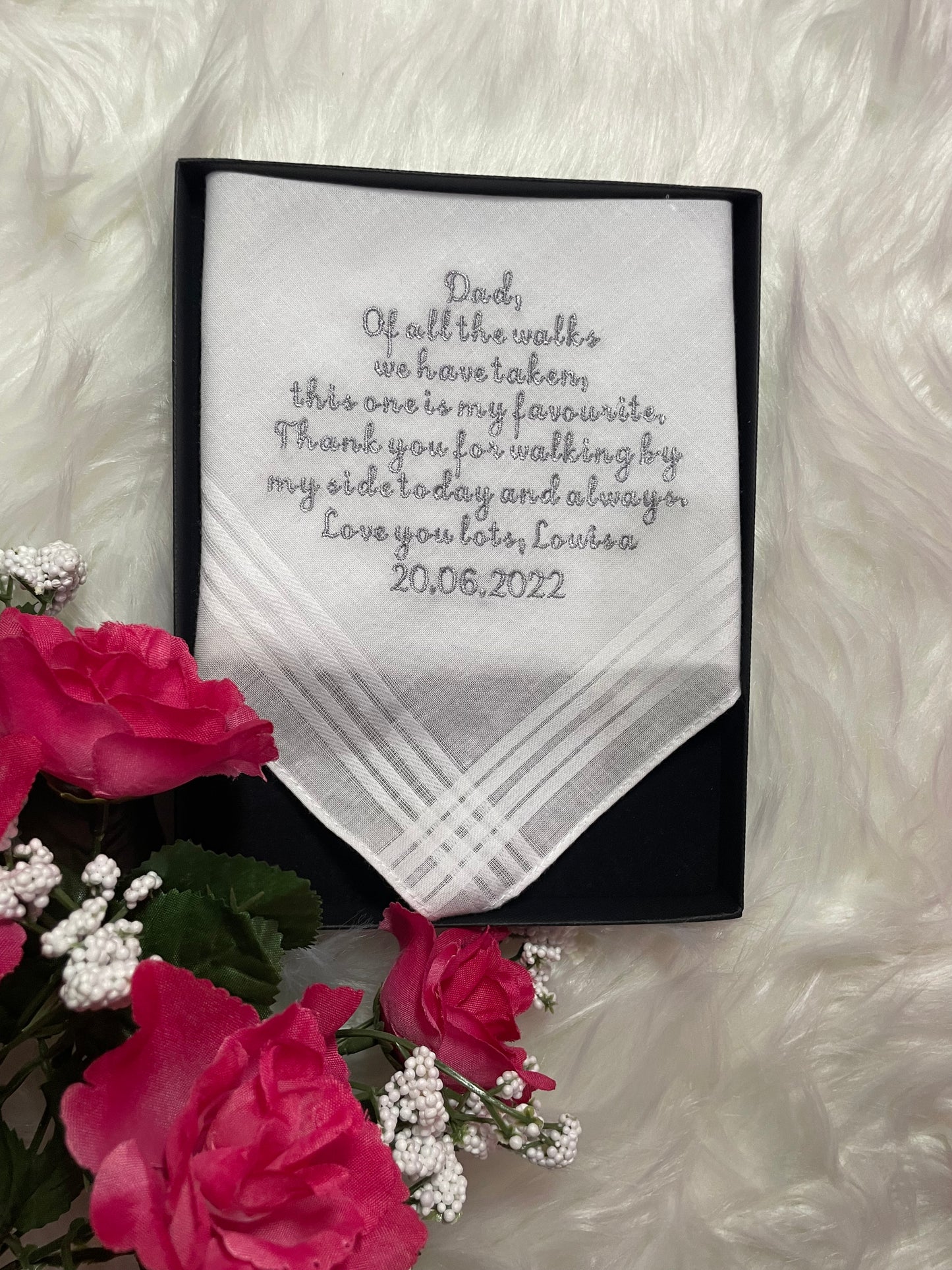 Father of the bride handkerchief