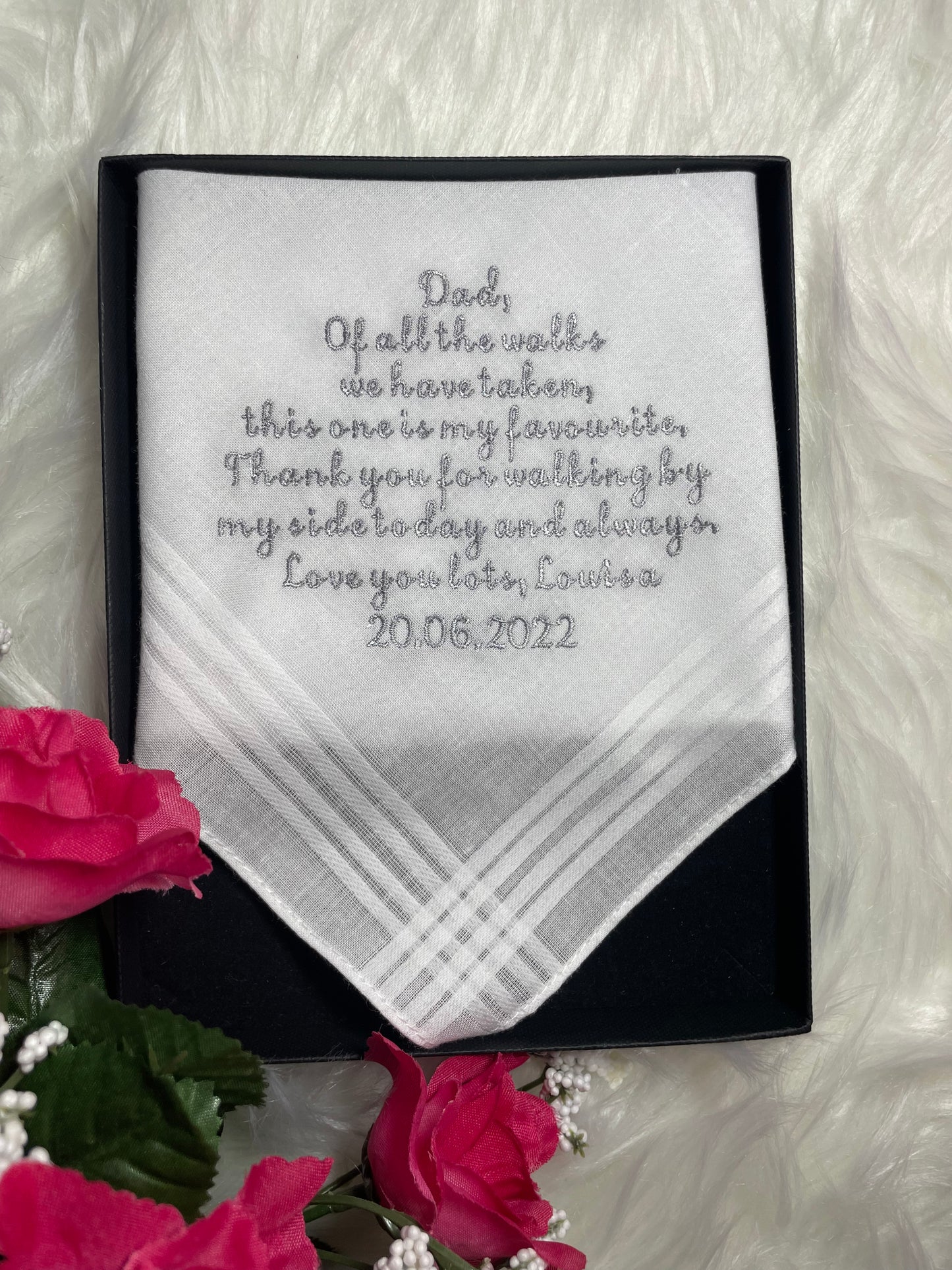 Father of the bride handkerchief