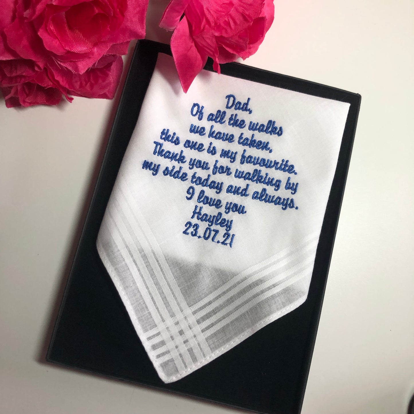 Father of the bride handkerchief